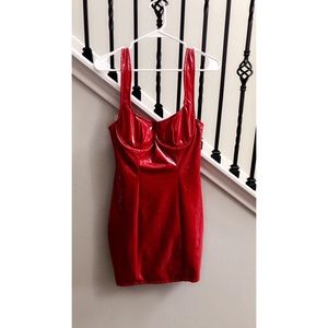 Red Latix Dress Fashion Nova